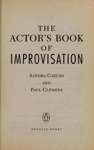 Cover of The Actor's Book of Improvisation